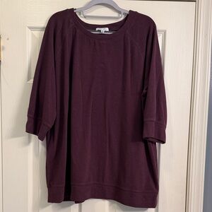 Elegant Maroon Women's Sweatshirt